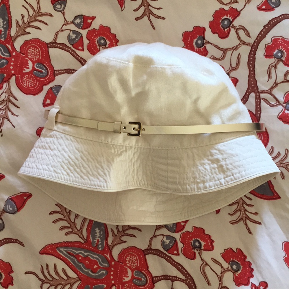Vintage Max Mara White Bucket Hat